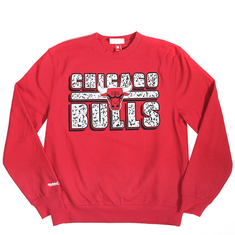 Mitchell and ness Толстовка Chicago Bulls (Chicago Bulls-red*)  - цена, описание, фото 1