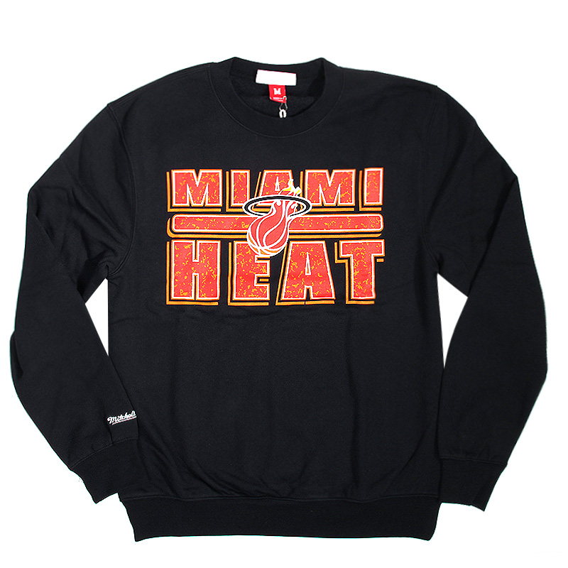 Mitchell and ness Толстовка Miami Heat (Miami-black*)  - цена, описание, фото 1