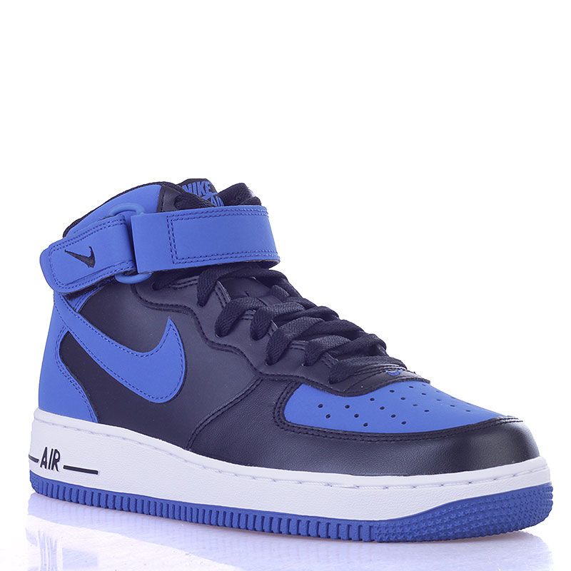 Air force 1 mid 07 blue best sale