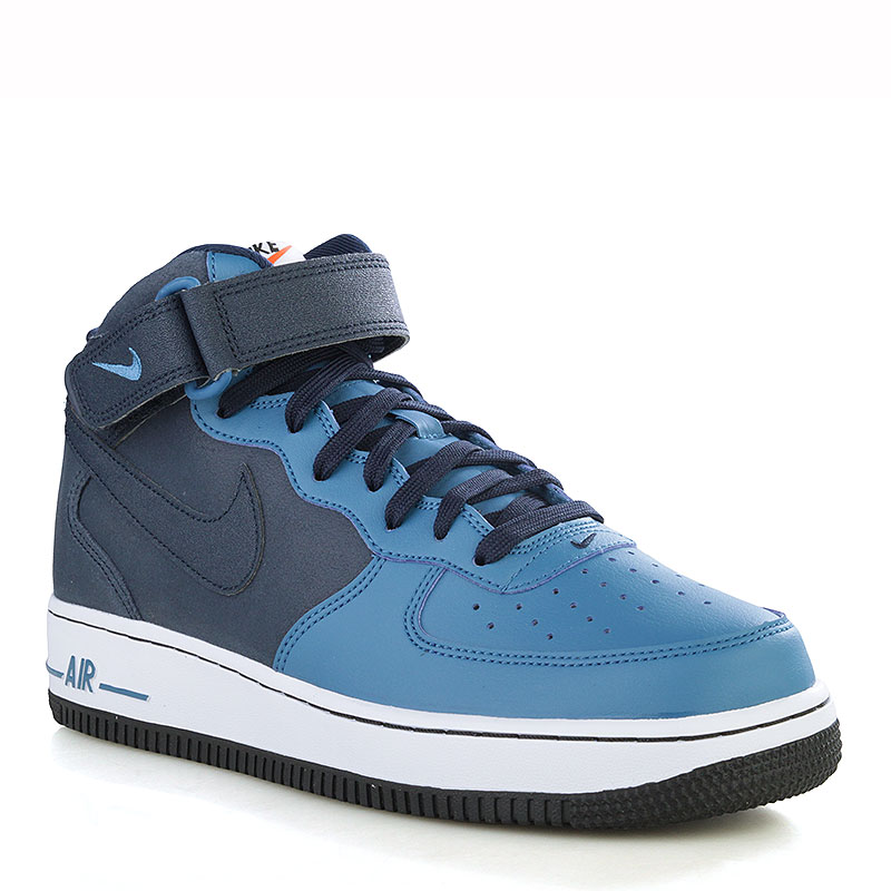 nike air force 1 07 mid blau