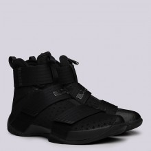 Lebron soldier 10 triple on sale black