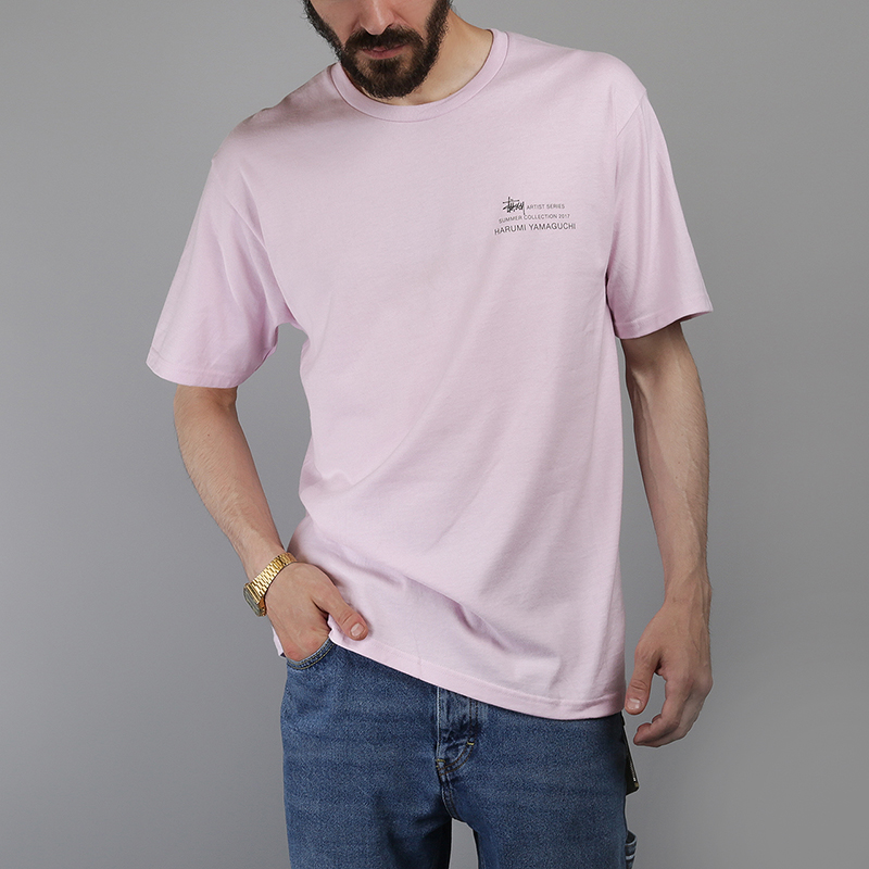 

Футболка Stussy Harumi Yamaguchi Nude Tee, Розовый