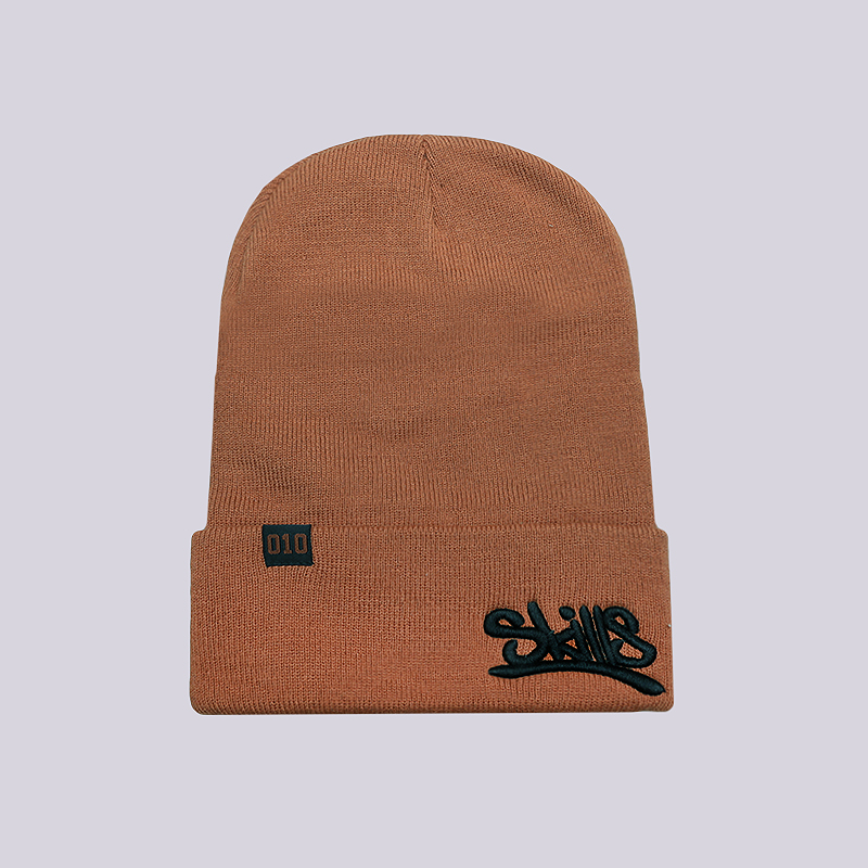 

Шапка Skills, Logo Beanie, Коричневый