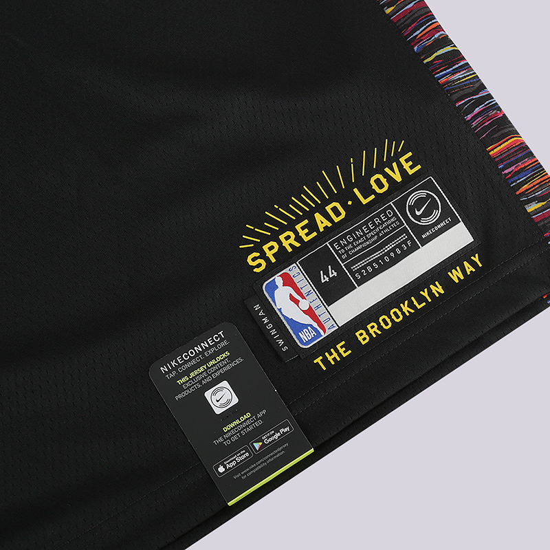 Майка Nike Brooklyn Nets City Edition 'Biggie' Swingman NBA Connected Jersey фото 3