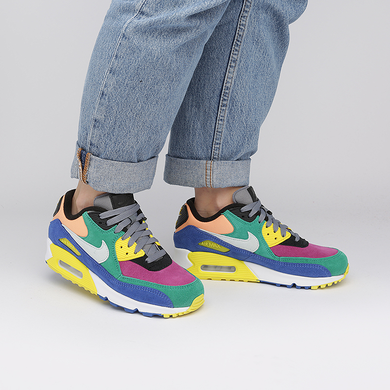 Найк разноцветные мужские. Nike Air Max 90 QS. Nike Air Max 90 разноцветные. Кроссовки найк АИР Макс 90 мужские разноцветные. Nike кроссовки Air Max 90 QS.