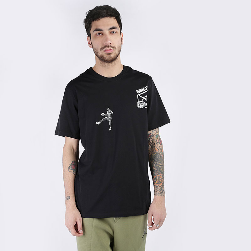 

Футболка Jordan, Чёрный, 'Wing It' T-Shirt