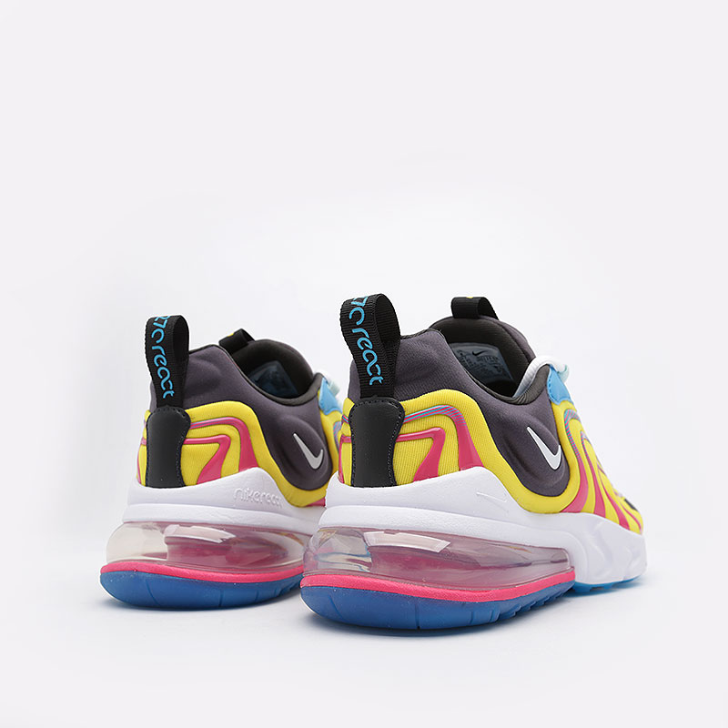 Nike air разноцветные. Nike 270 React. Найк 270 реакт мужские. Air Max 270 React Eng.