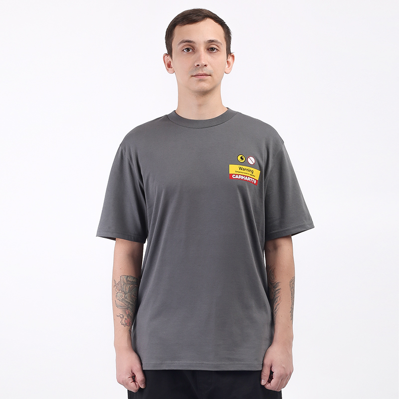 

Футболка Carhartt WIP, Серый, S/S Warning T-Shirt