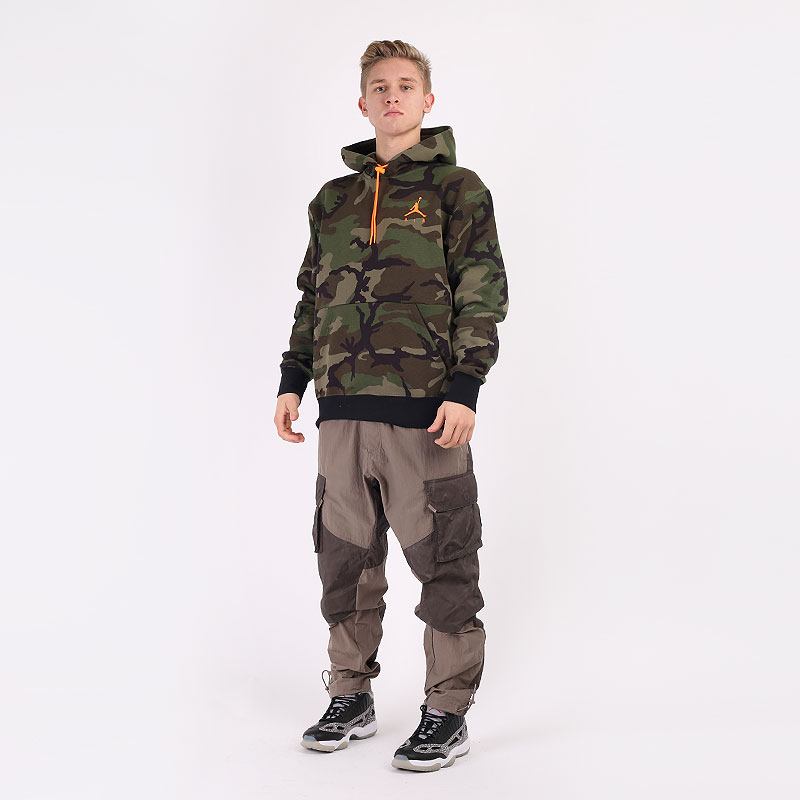 jumpman air camo fleece po