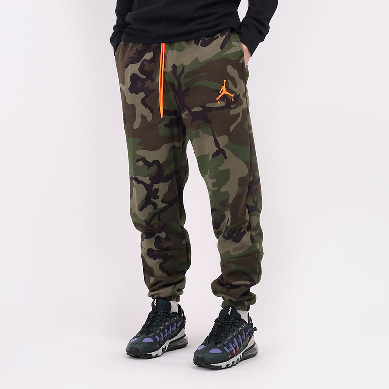 Jordan jumpman air fleece camo pants best sale