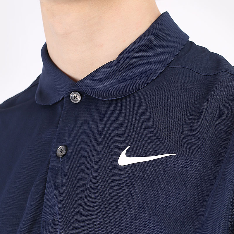 navy blue nike golf polo