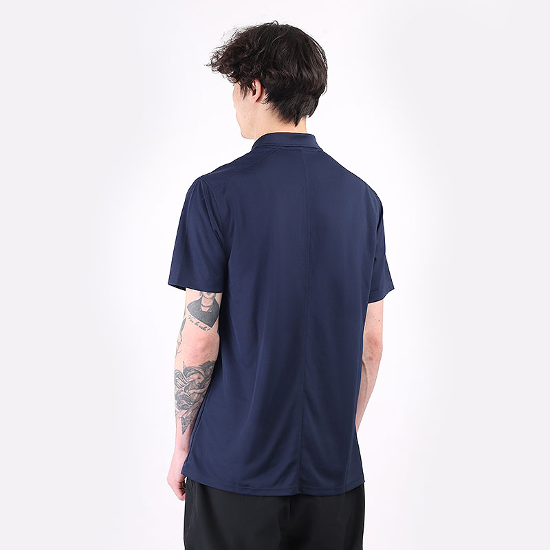 navy blue nike golf shirt