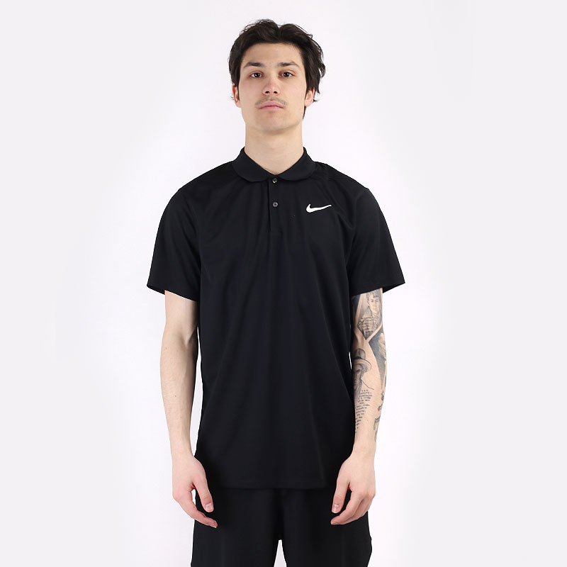 nike victory polo black