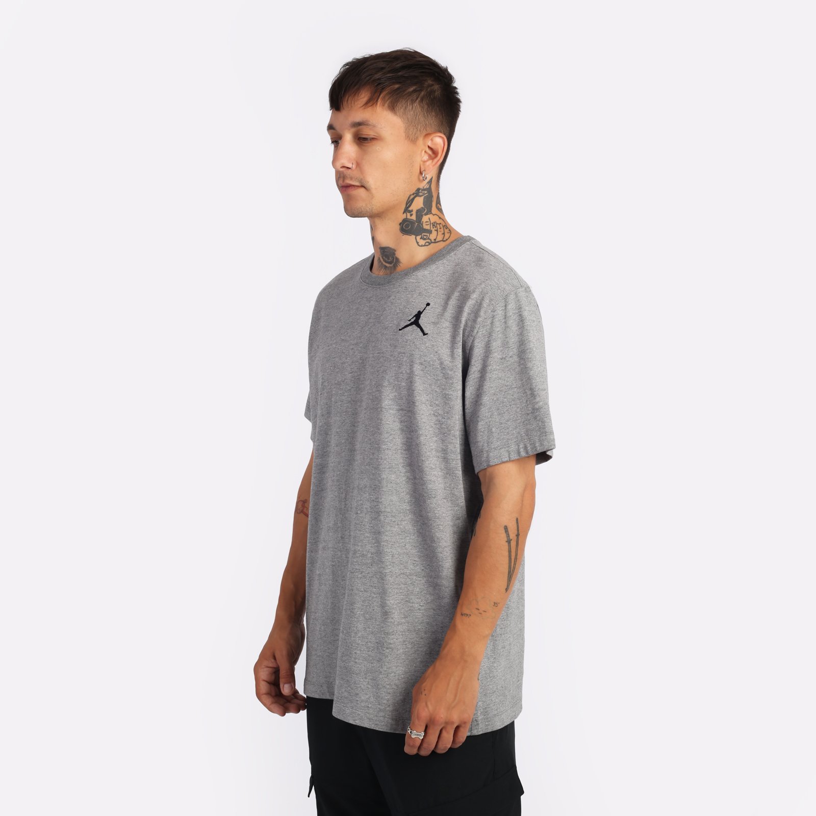 Мужская футболка Jordan Jumpman Short-Sleeve T-Shirt (DC7485-091)  - цена, описание, фото 3