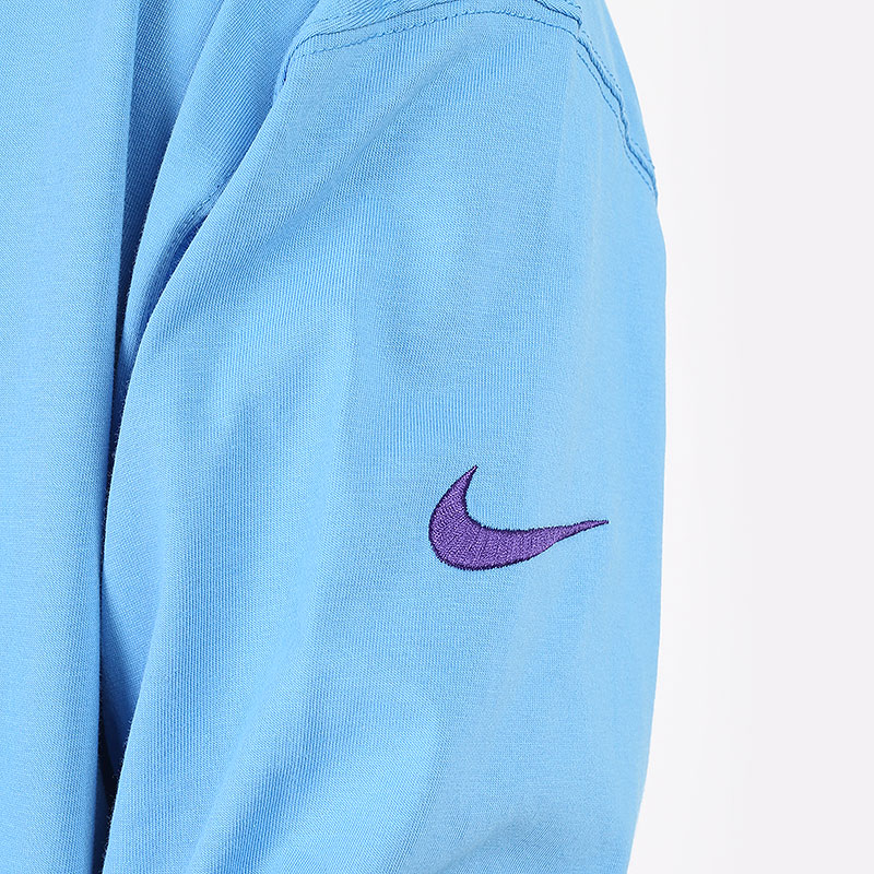 Shop Nike Nike Courtside Mixtape Lakers Long Sleeve Tee DA7314-462 blue