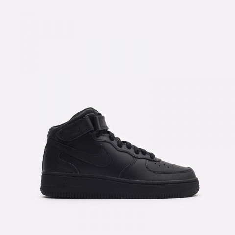 black nike air force ones mens