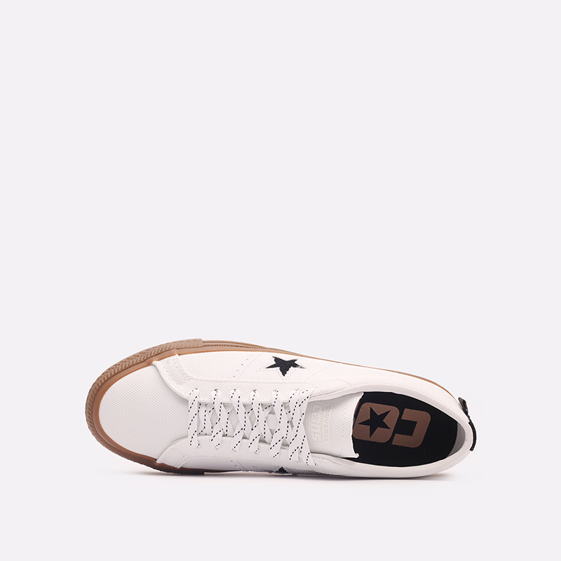 Converse one star ox leather sales white