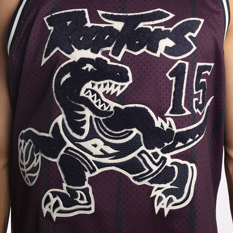 Мужская майка Mitchell and ness Chenille Swingman (TRA98VCAPURP)  - цена, описание, фото 3