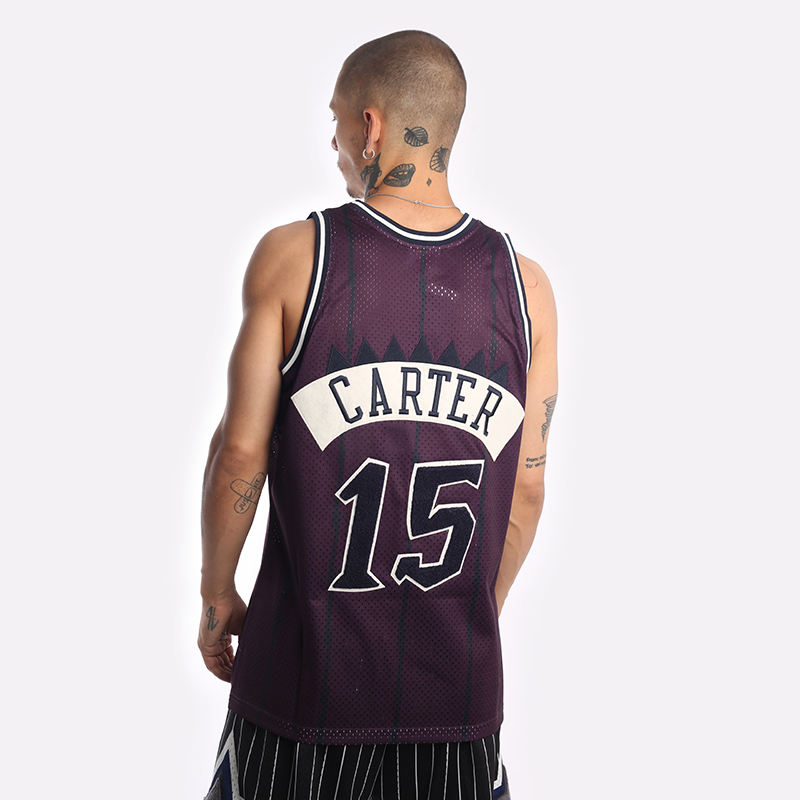 Мужская майка Mitchell and ness Chenille Swingman (TRA98VCAPURP)  - цена, описание, фото 2