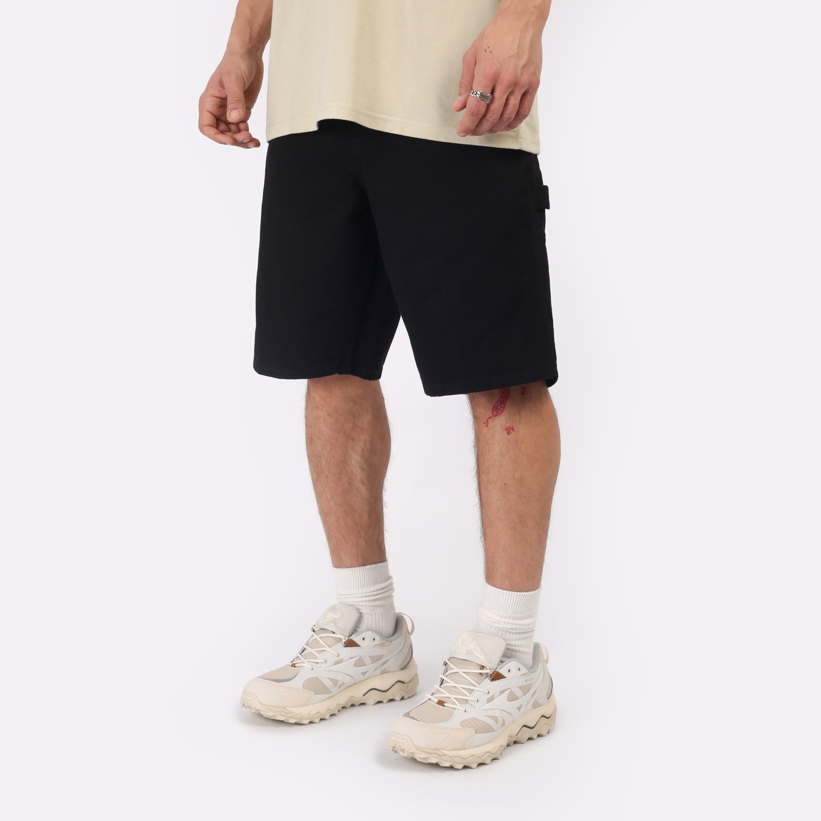 Мужские шорты Carhartt WIP Single Knee Short (I027942-black)  - цена, описание, фото 3