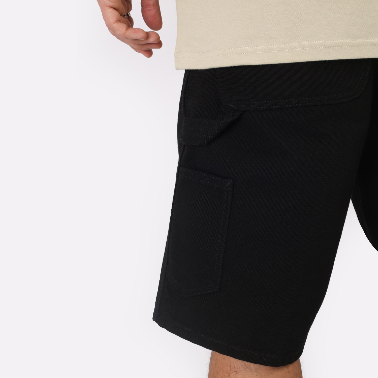 Мужские шорты Carhartt WIP Single Knee Short (I027942-black)  - цена, описание, фото 6
