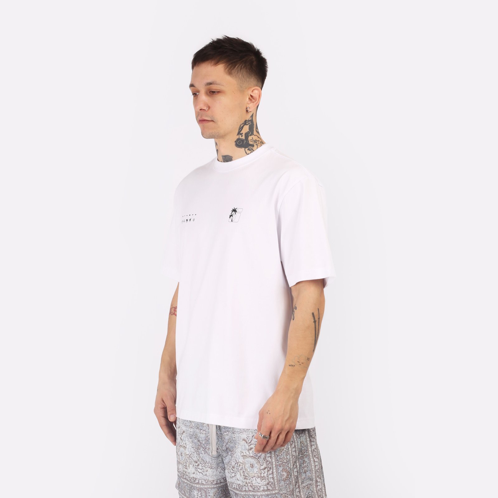 Мужская футболка Stampd S24 Transit Relaxed Tee (SLA-M3331TE-WHT)  - цена, описание, фото 3