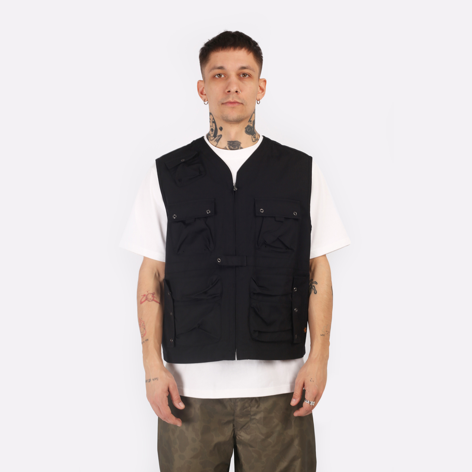 Мужская куртка Alpha Industries C-1 Mod Shirt Jacket (MJC54001C1-black)  - цена, описание, фото 9