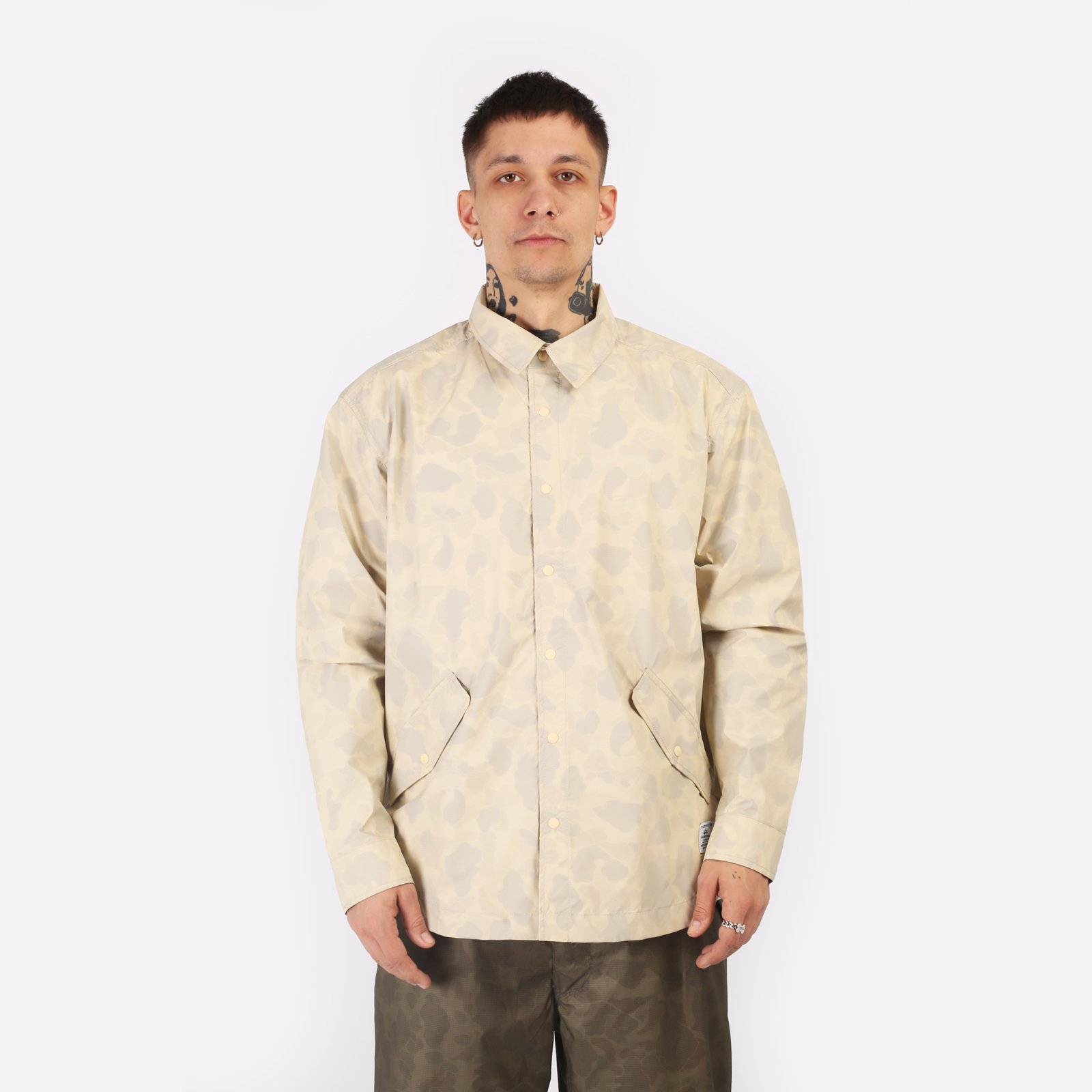 Мужская куртка Alpha Industries Packaway Shirt Jacket (MJP54002C1-limestone)  - цена, описание, фото 1