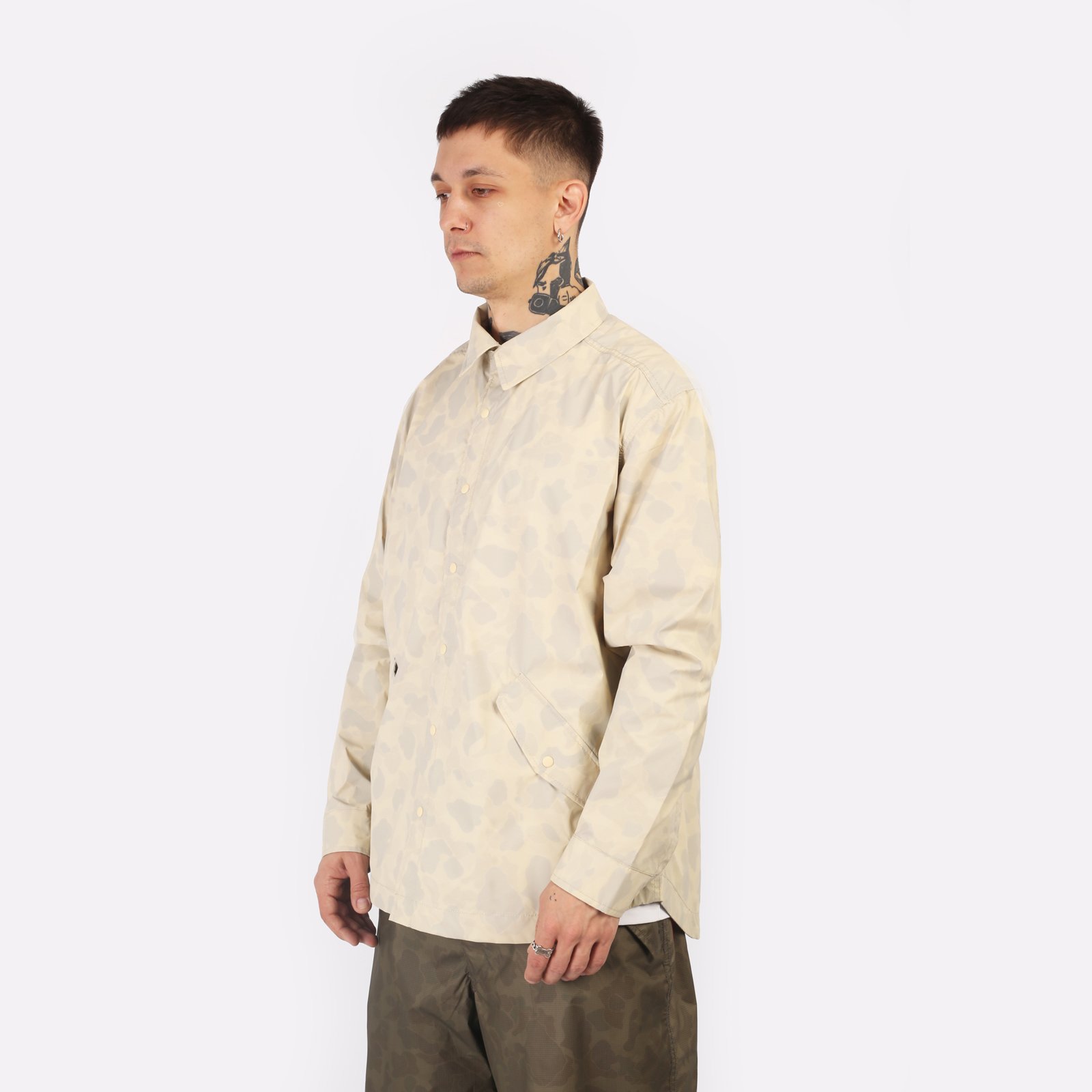 Мужская куртка Alpha Industries Packaway Shirt Jacket (MJP54002C1-limestone)  - цена, описание, фото 3