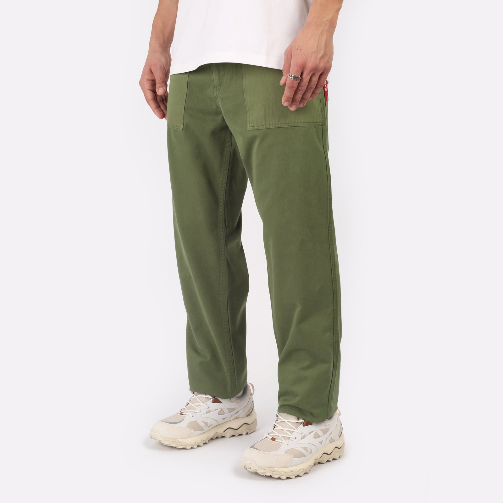 Мужские брюки Alpha Industries Fatigue Pant (MBO52500C1-OG-107-green)  - цена, описание, фото 3
