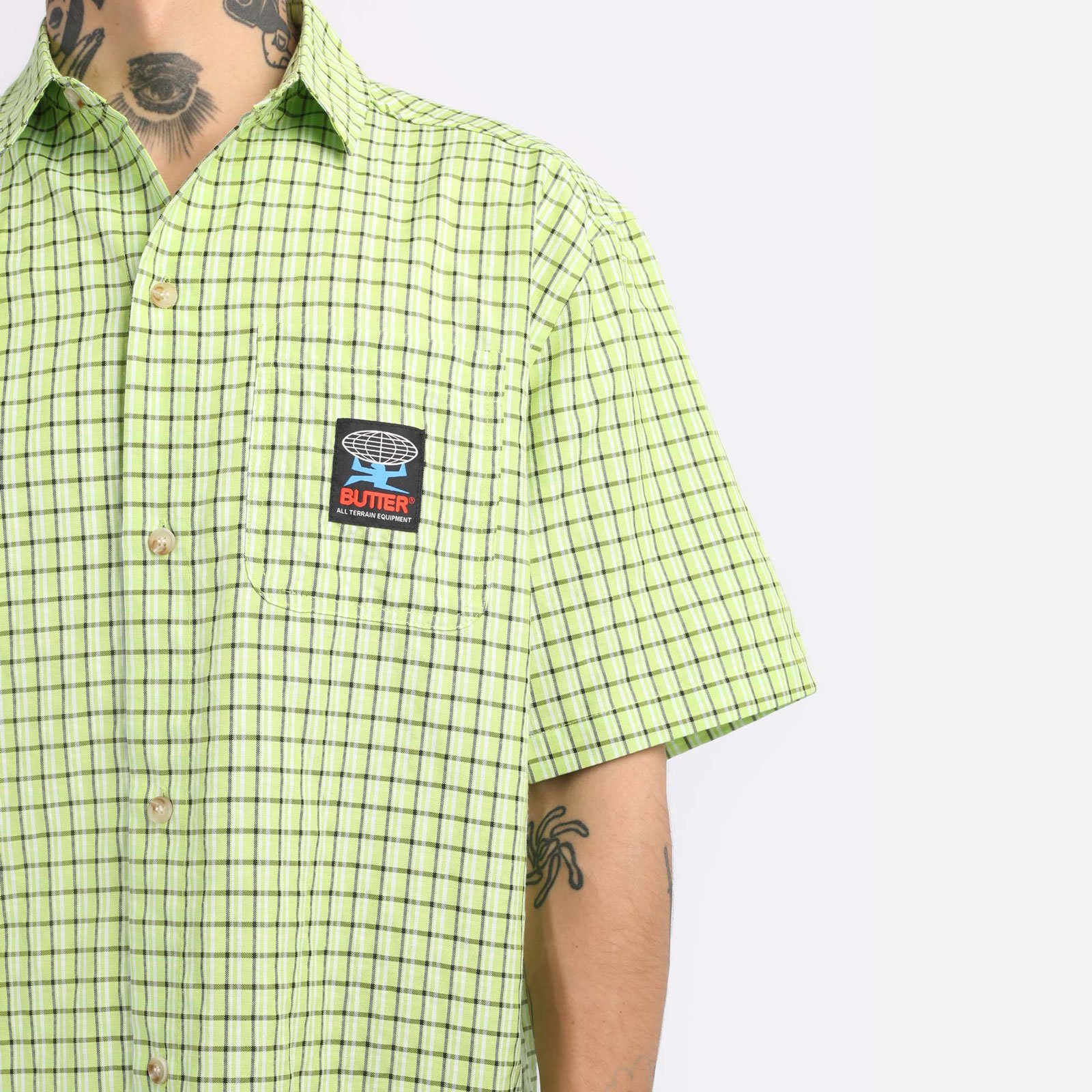 Мужская рубашка Butter Goods Terrain S/S Shirt (BGQ1242603)  - цена, описание, фото 4