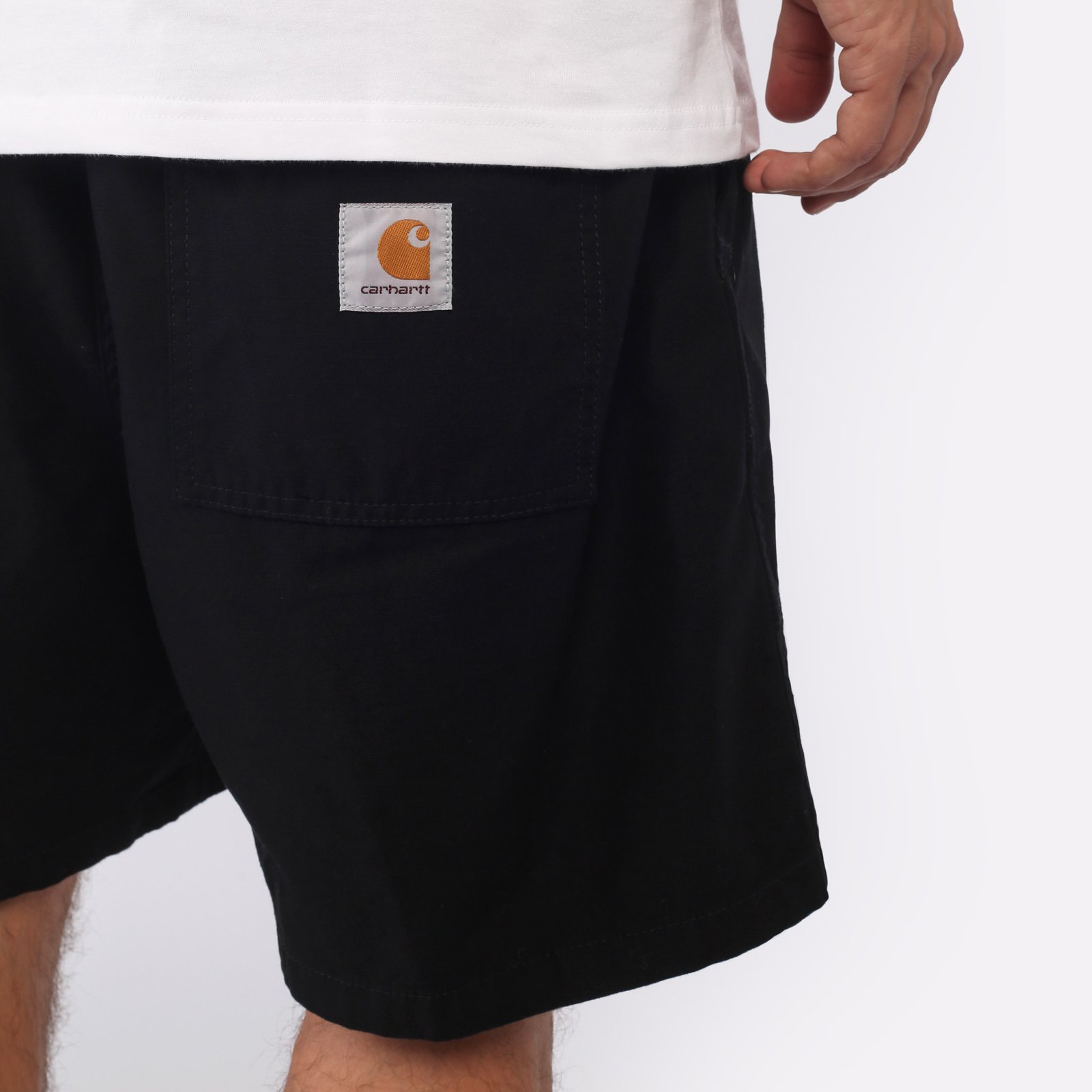 Мужские шорты Carhartt WIP Hayworth Short (I033136-black)  - цена, описание, фото 5