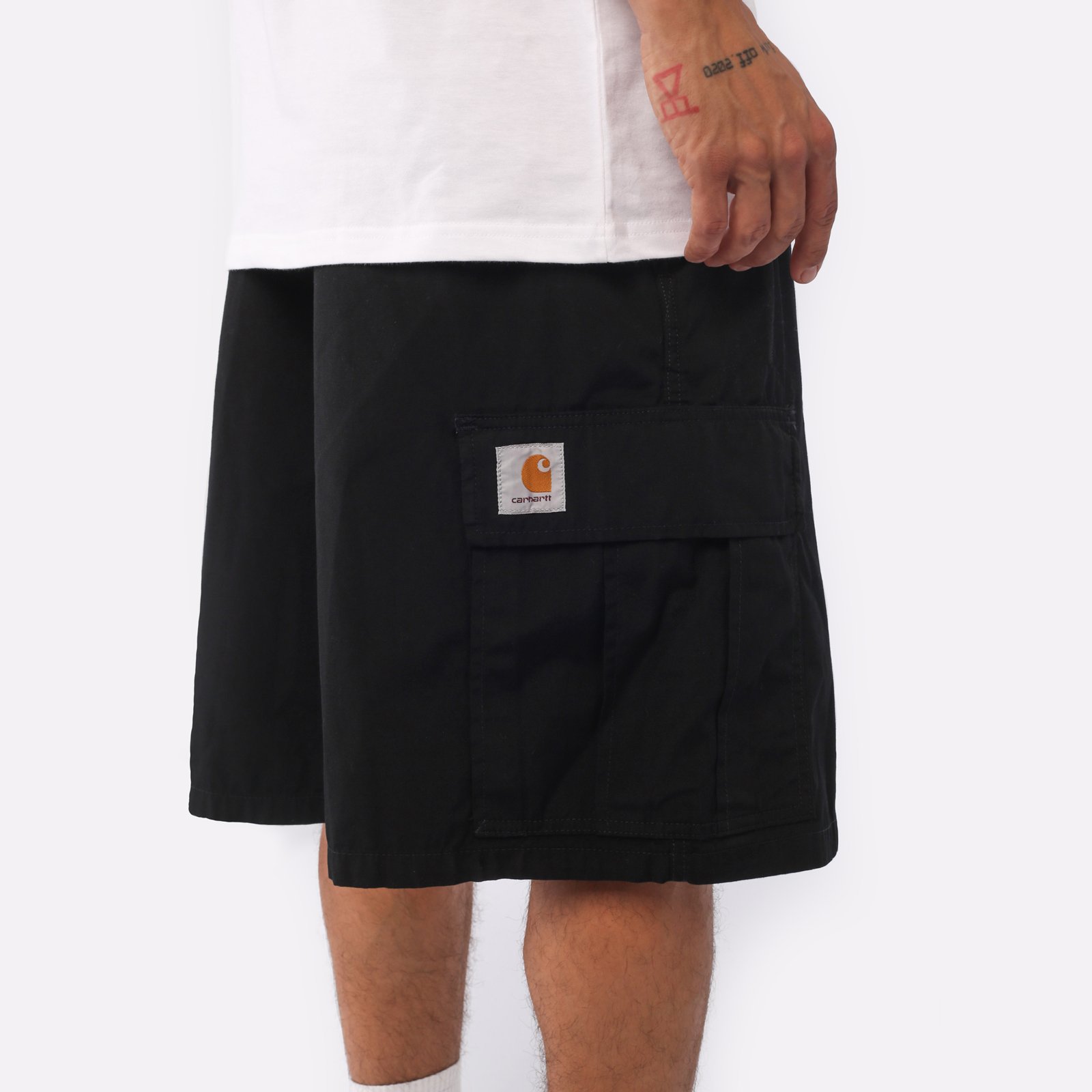 Мужские шорты Carhartt WIP Cole Cargo Short (I030478-black)  - цена, описание, фото 4