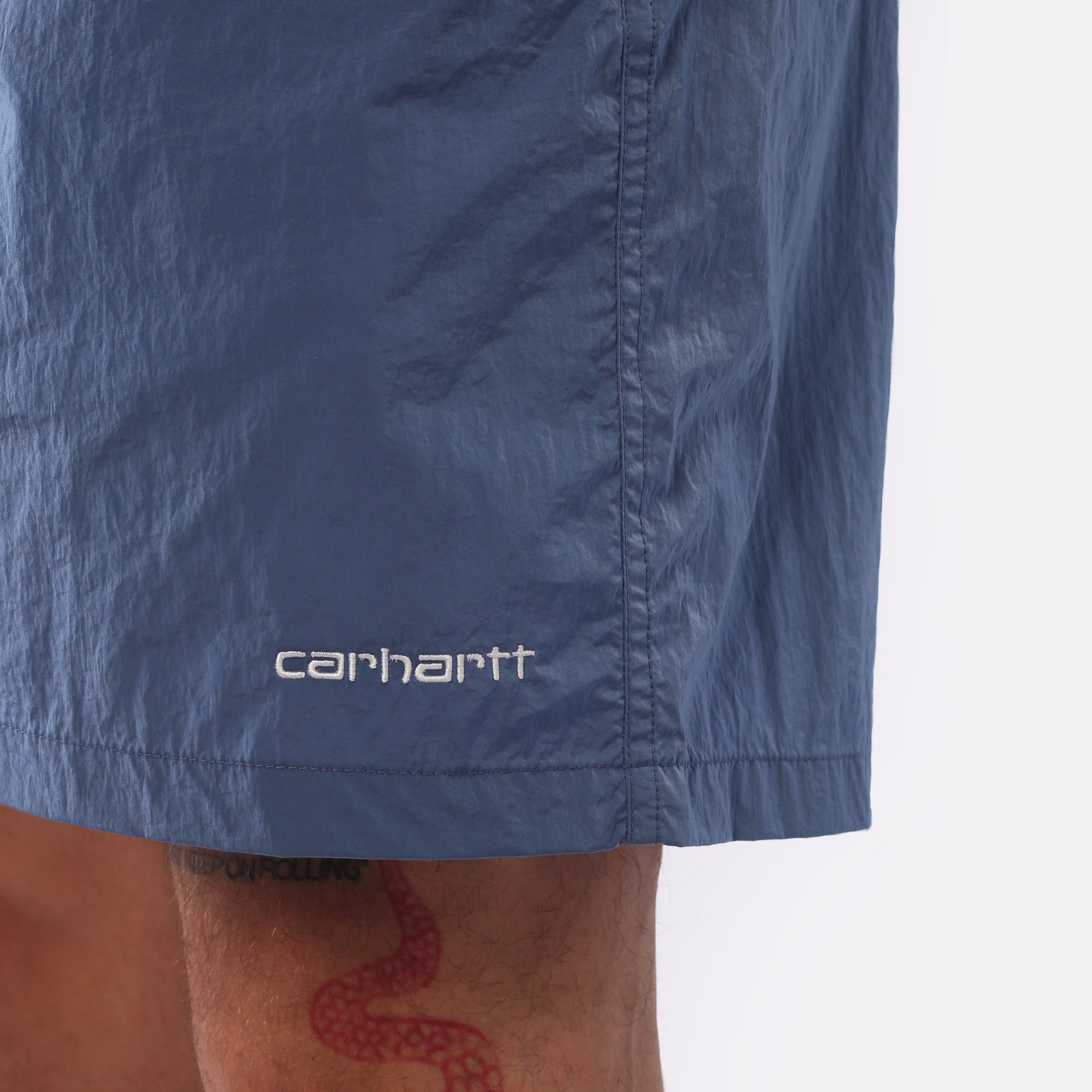 Мужские шорты Carhartt WIP Tobes Swim Trunks (I032973-sorrent/white)  - цена, описание, фото 5