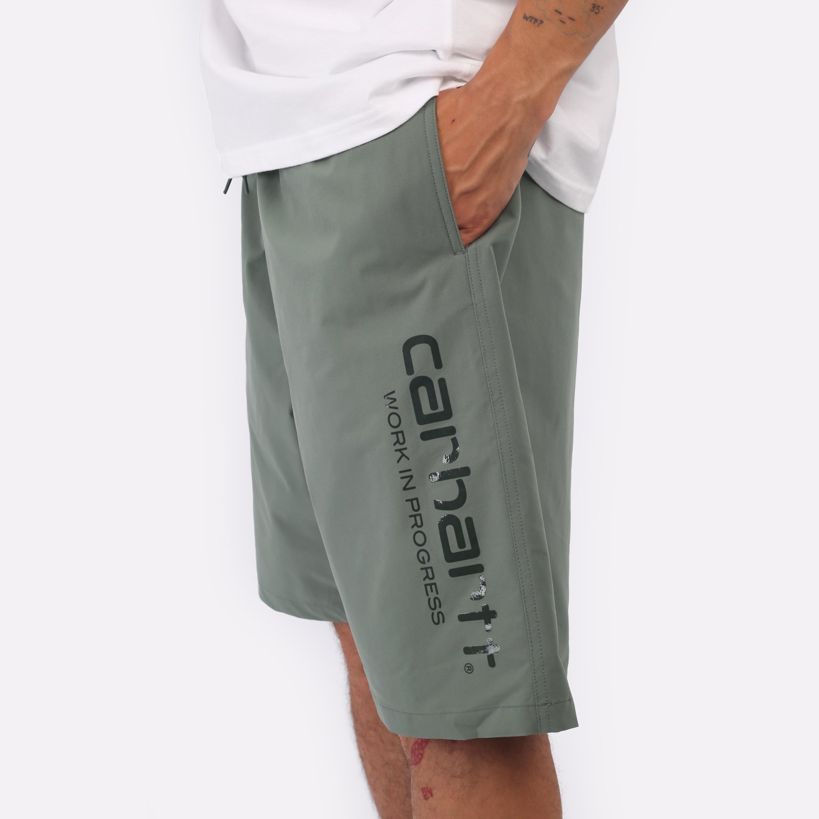 Мужские шорты Carhartt WIP Brame Swim Trunks (I032987-park/chervil)  - цена, описание, фото 4