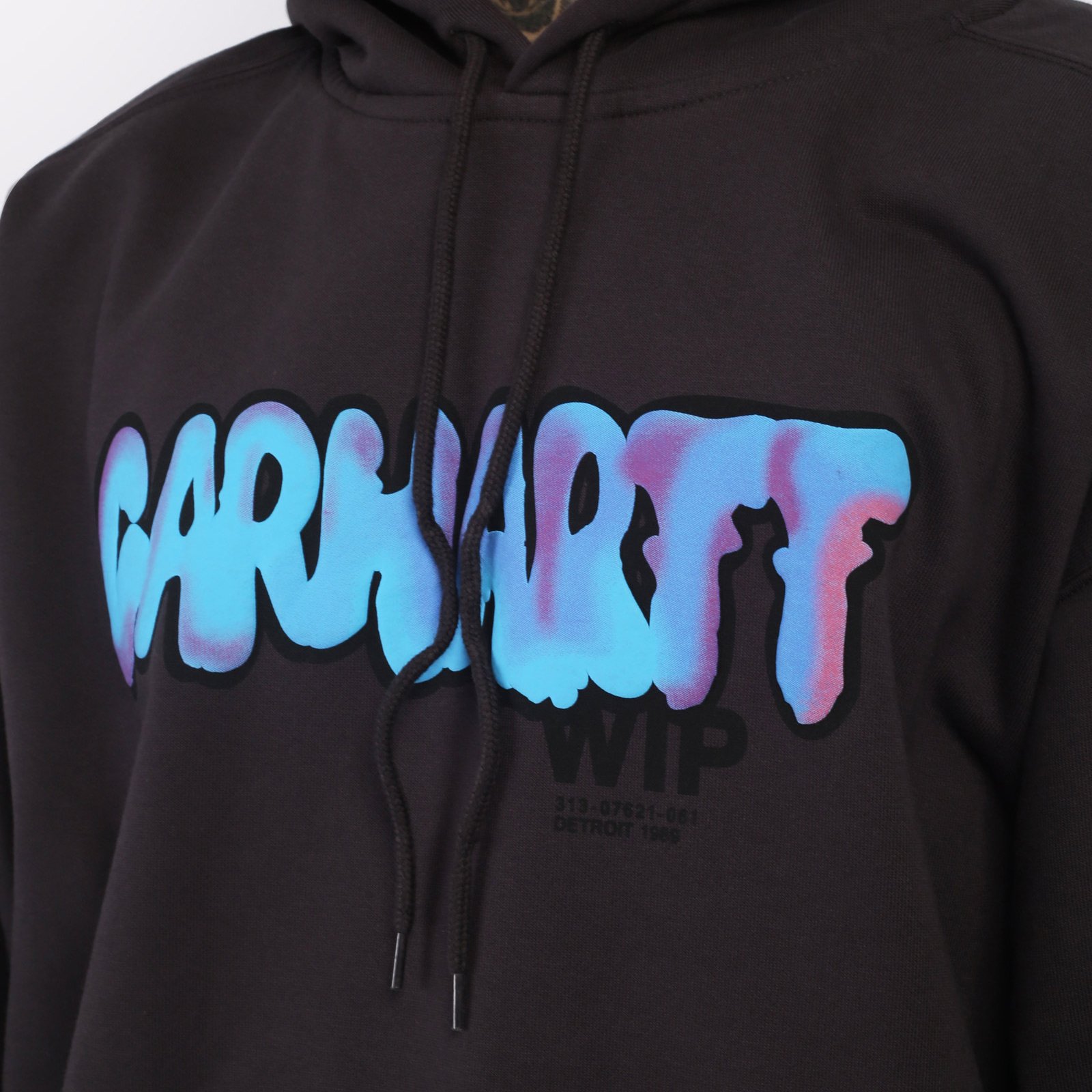 Мужская толстовка Carhartt WIP Hooded Drip Sweat (I033254-charcoal)  - цена, описание, фото 5