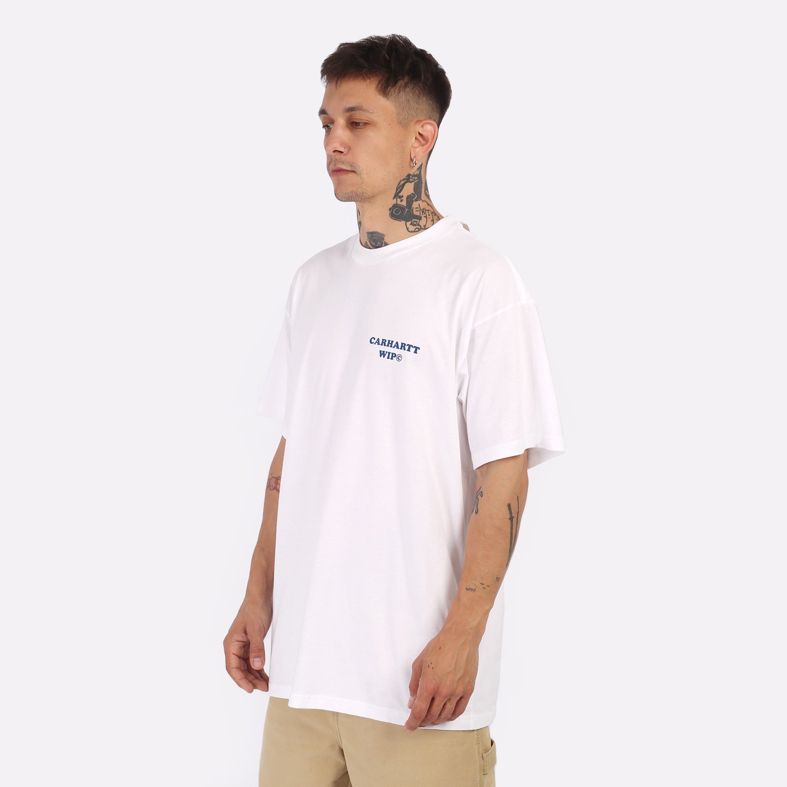 Мужская футболка Carhartt WIP S/S Isis Maria Dinner T-Shirt (I033127-white)  - цена, описание, фото 3