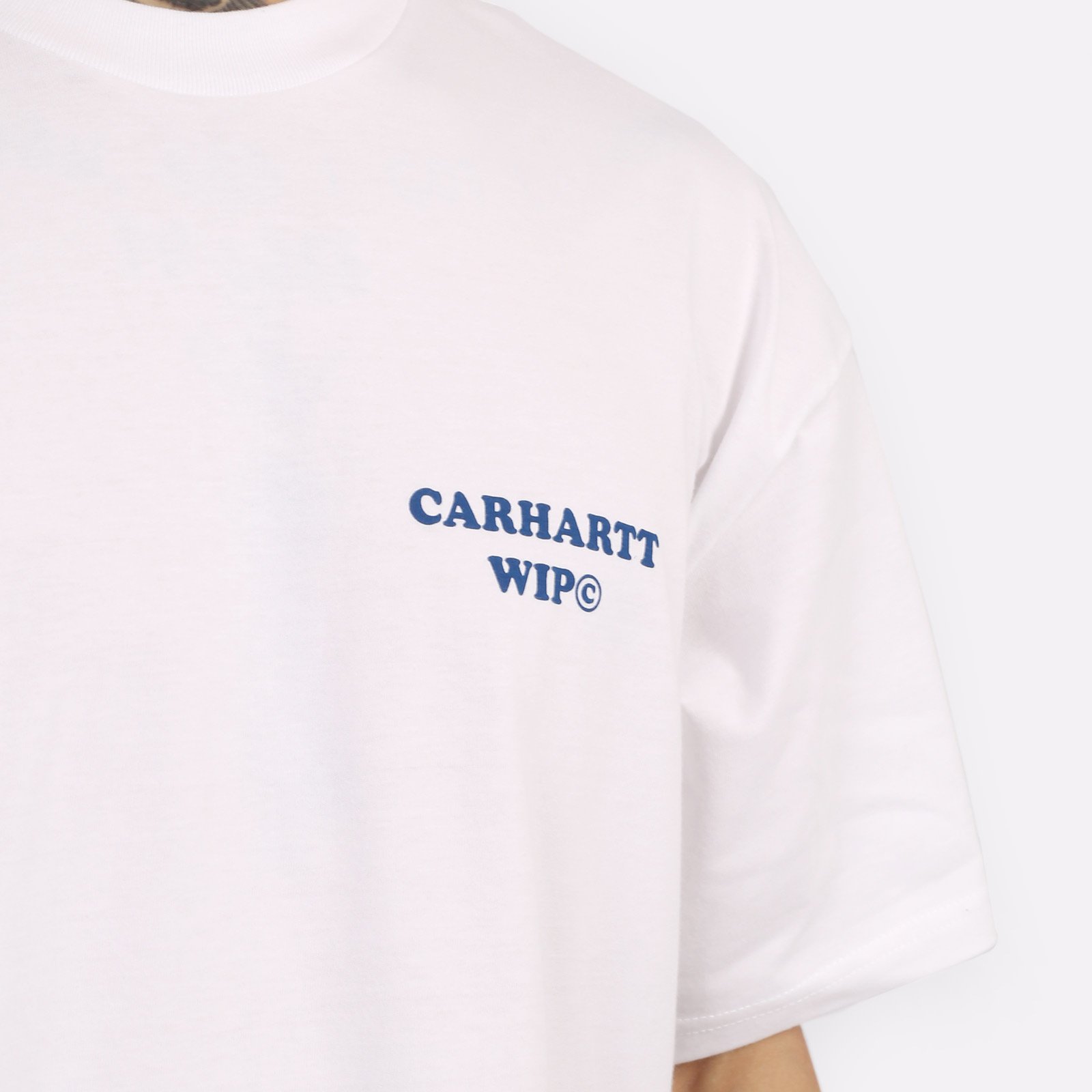 Мужская футболка Carhartt WIP S/S Isis Maria Dinner T-Shirt (I033127-white)  - цена, описание, фото 5