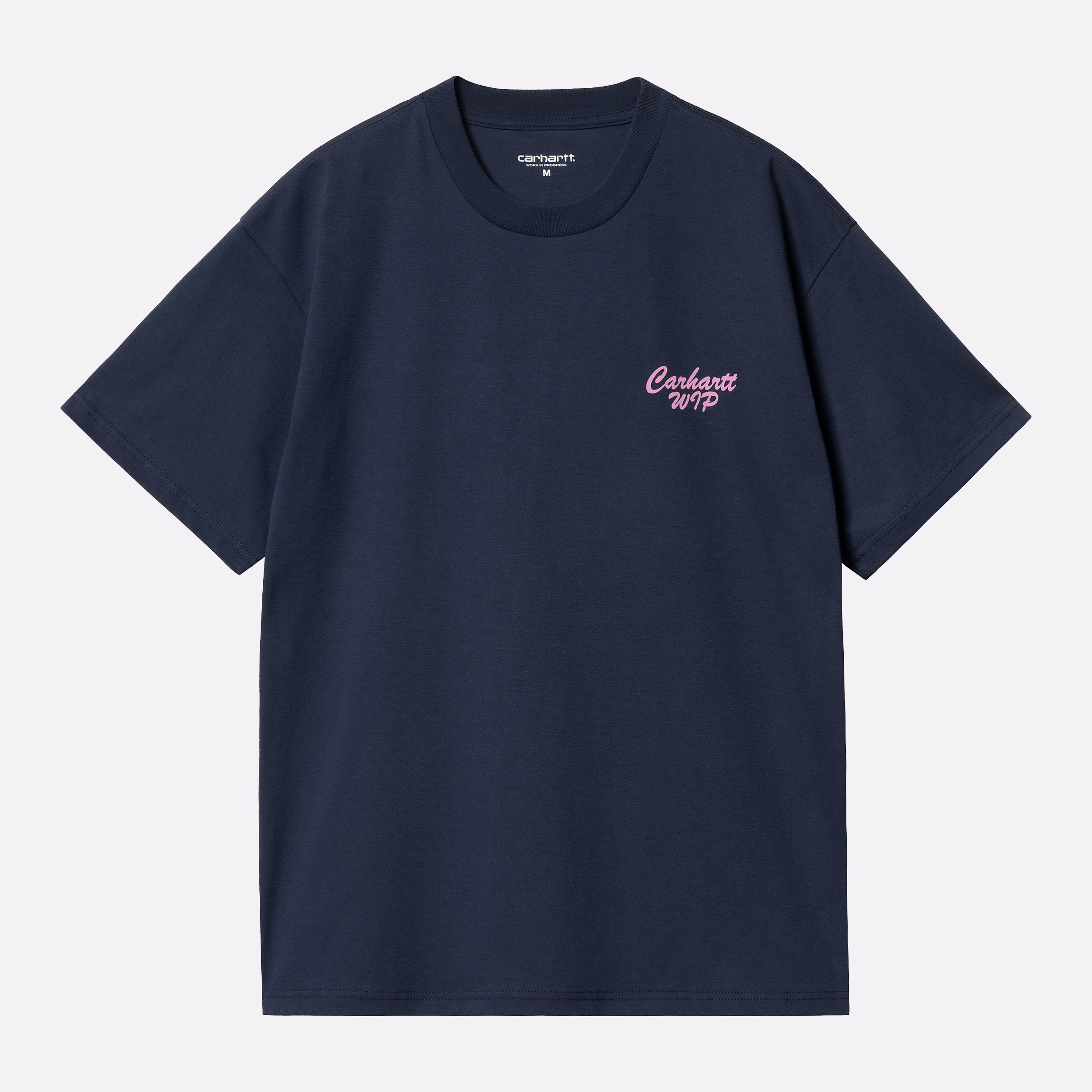 Мужская футболка Carhartt WIP S/S Friendship T-Shirt (I033641-blue/lgt pink)  - цена, описание, фото 1