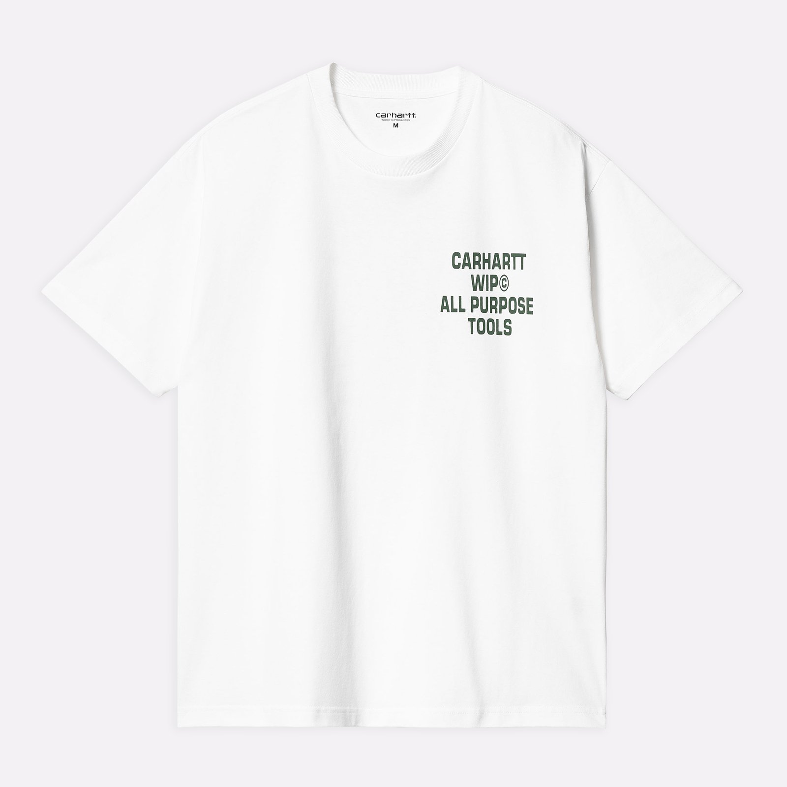 Мужская футболка Carhartt WIP S/S Cross Screw T-Shirt (I033949-white)  - цена, описание, фото 1