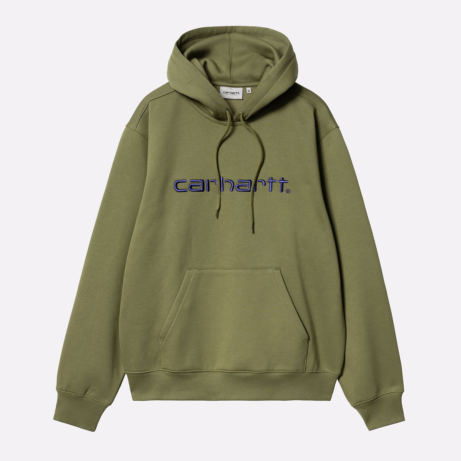 Мужская толстовка Carhartt WIP Hooded Carchartt Sweat (I030547-capulet/aura)  - цена, описание, фото 1