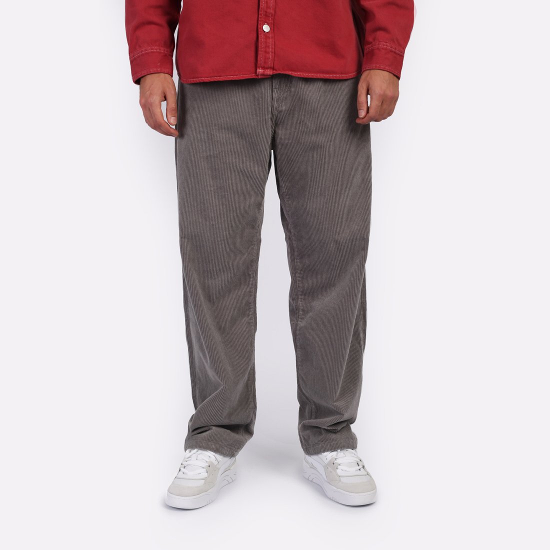 Мужские брюки Carhartt WIP Landon Pant (I032297-misty grey rinsed)  - цена, описание, фото 1