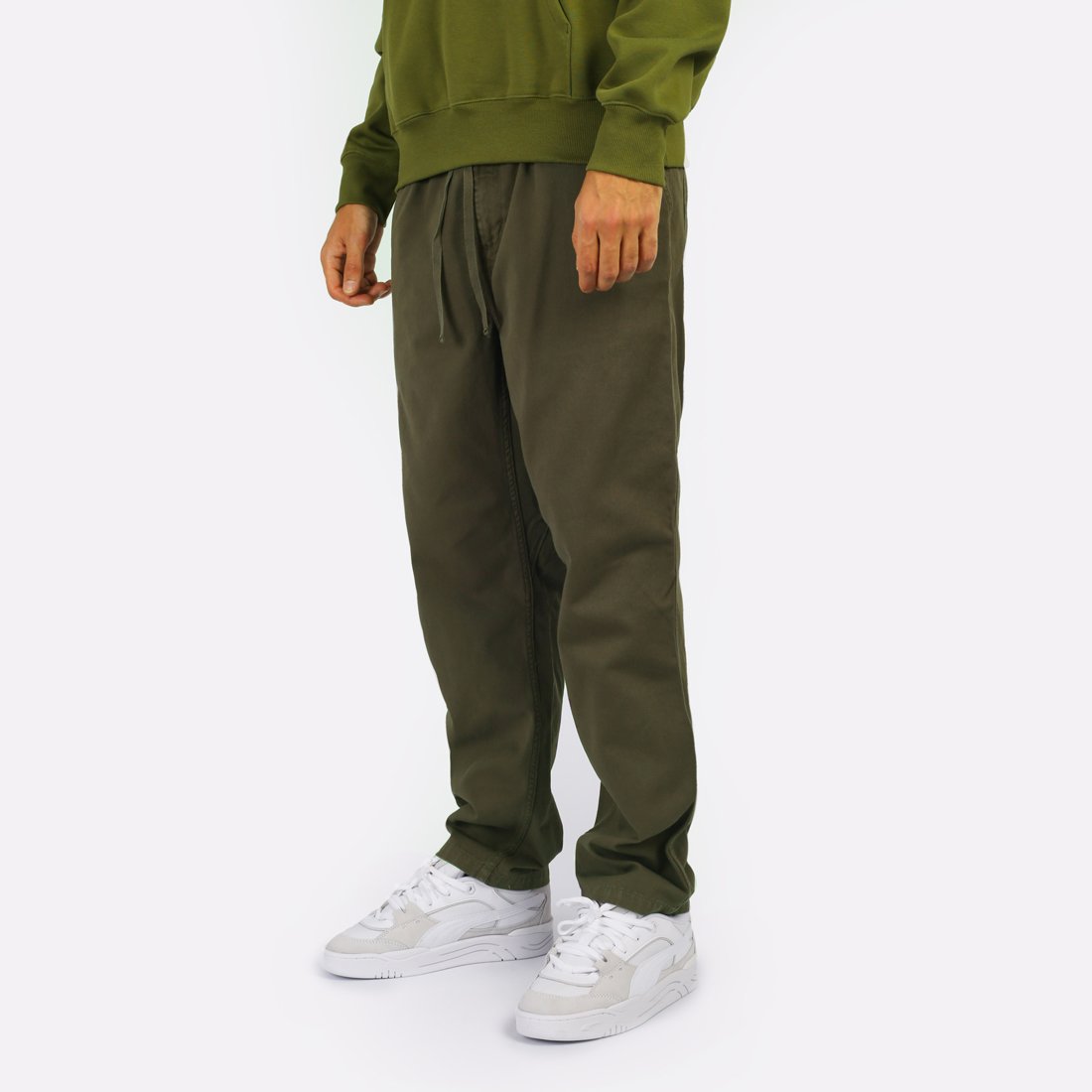 Мужские брюки Carhartt WIP Flint Pant (I029919-mrge garment dyed)  - цена, описание, фото 3