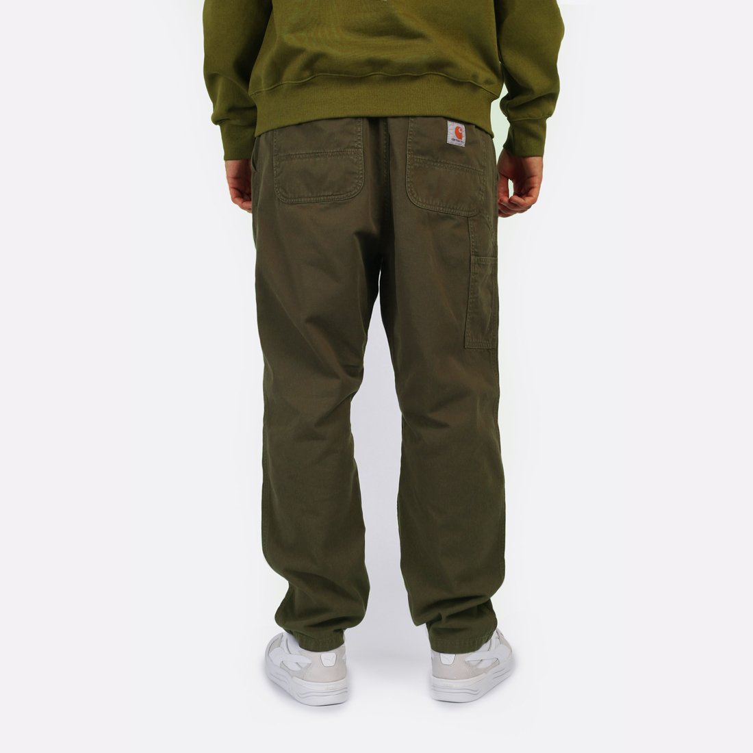 Мужские брюки Carhartt WIP Flint Pant (I029919-mrge garment dyed)  - цена, описание, фото 2