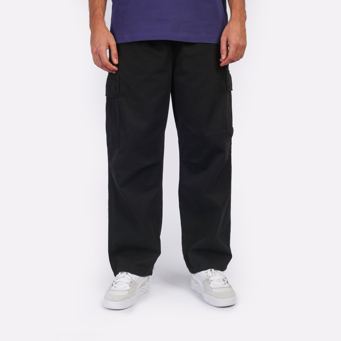 Мужские брюки Carhartt WIP Cole Cargo Pant (I031218-blk garment dyed)  - цена, описание, фото 1