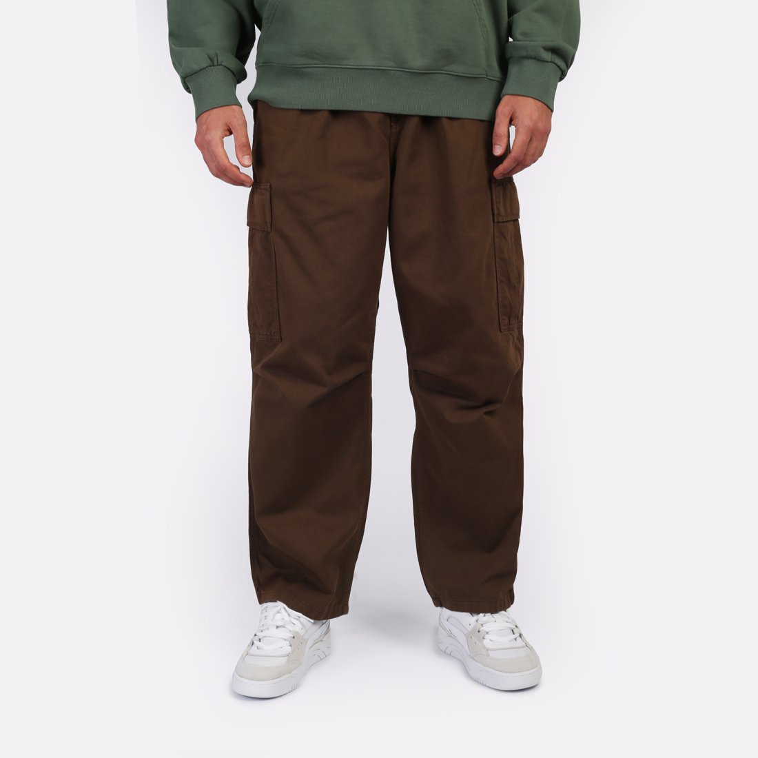 Мужские брюки Carhartt WIP Cole Cargo Pant (I031218-chlt garment dued)  - цена, описание, фото 1