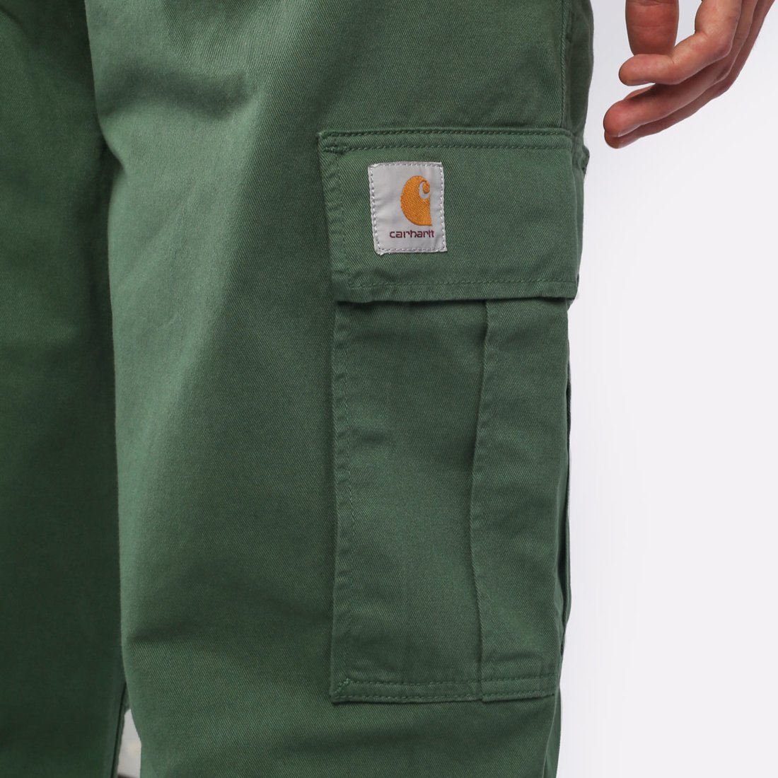 Мужские брюки Carhartt WIP Cole Cargo Pant (I031218-grn grmt dyed)  - цена, описание, фото 4