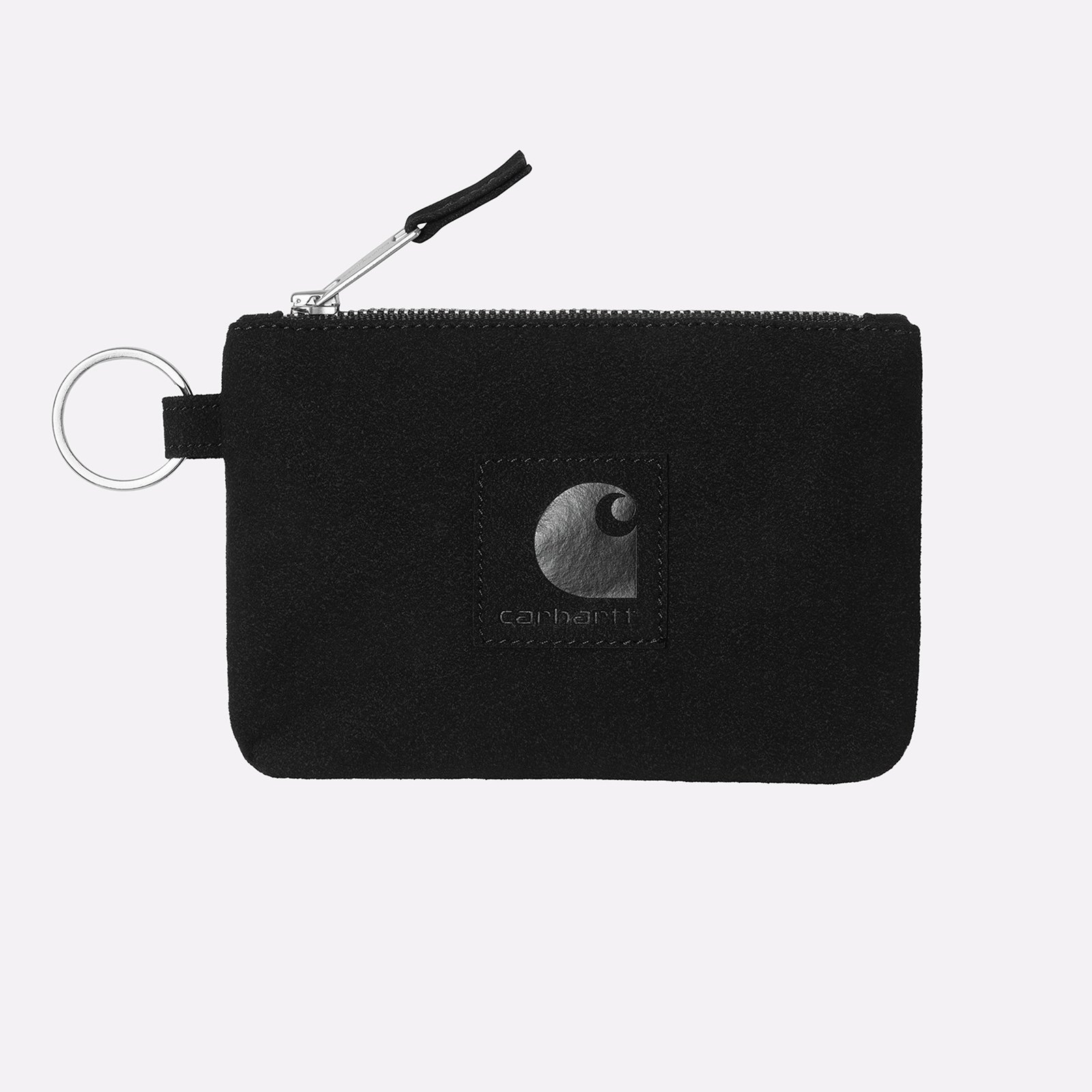 Бумажник Carhartt WIP Suede Zip Wallet (I033644-black)  - цена, описание, фото 1