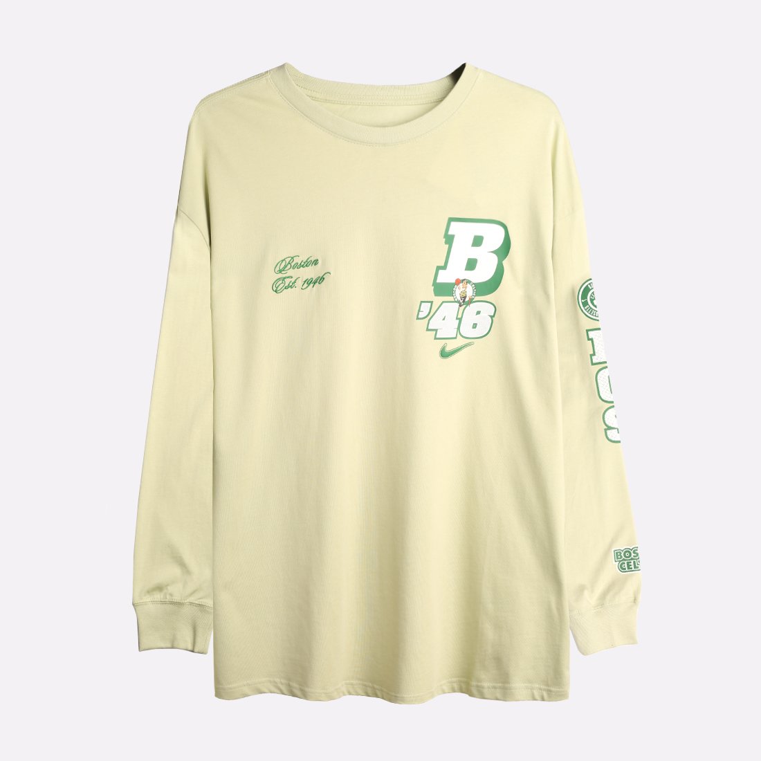 Лонгслив Nike Boston Celtics Courtside Longsleeve (HF1648-371)  - цена, описание, фото 1