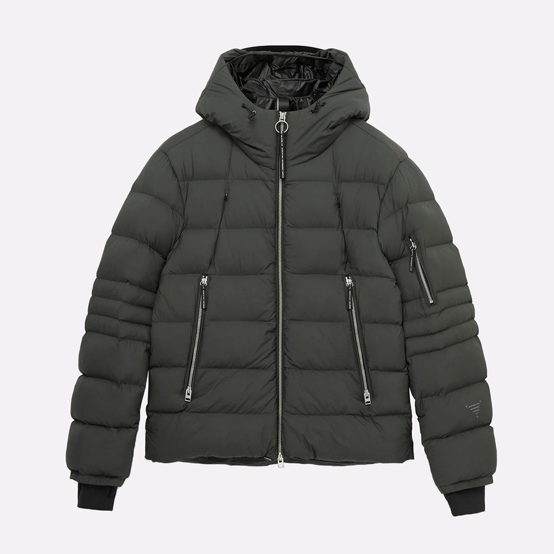 Мужская куртка KRAKATAU Rook Short Puffer Jacket (Qm487-513-ел-серый)  - цена, описание, фото 1